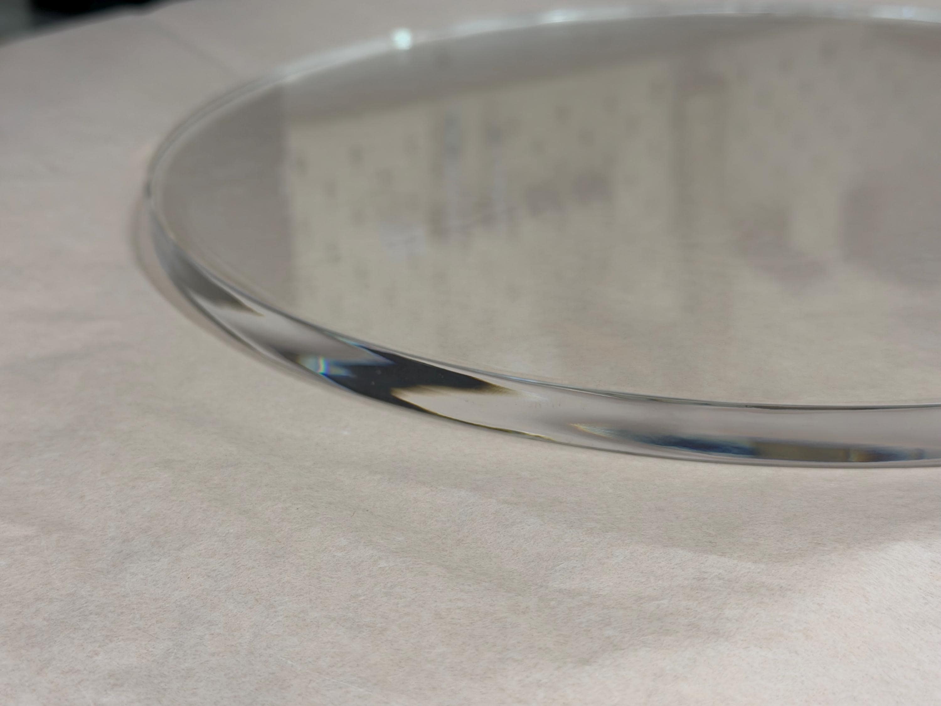Custom Clear Acrylic Disc | 1/2" Thick Plexiglass Circle for Crafts, Cakes, Displays