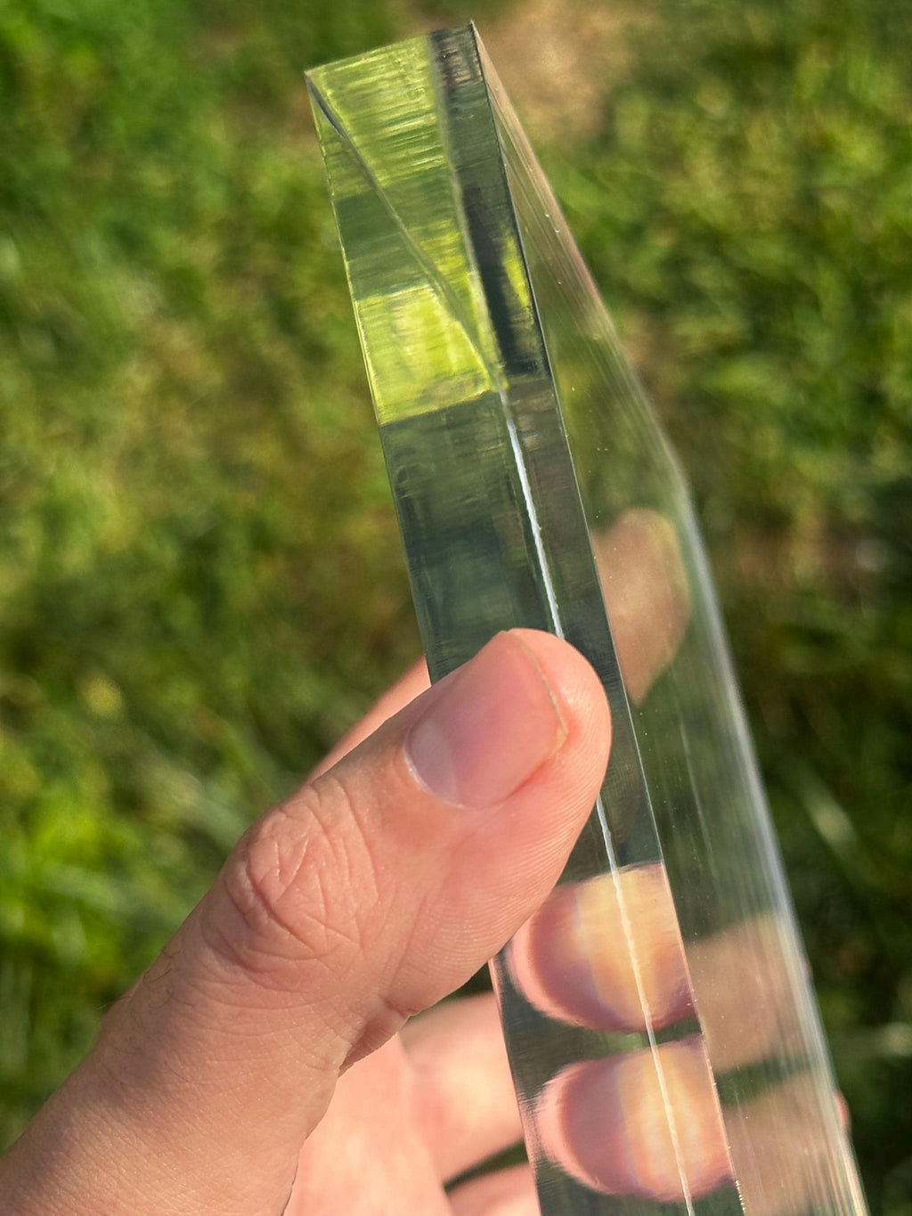 Clear Acrylic Square Sheet: 3/4" Thick - Any Size
