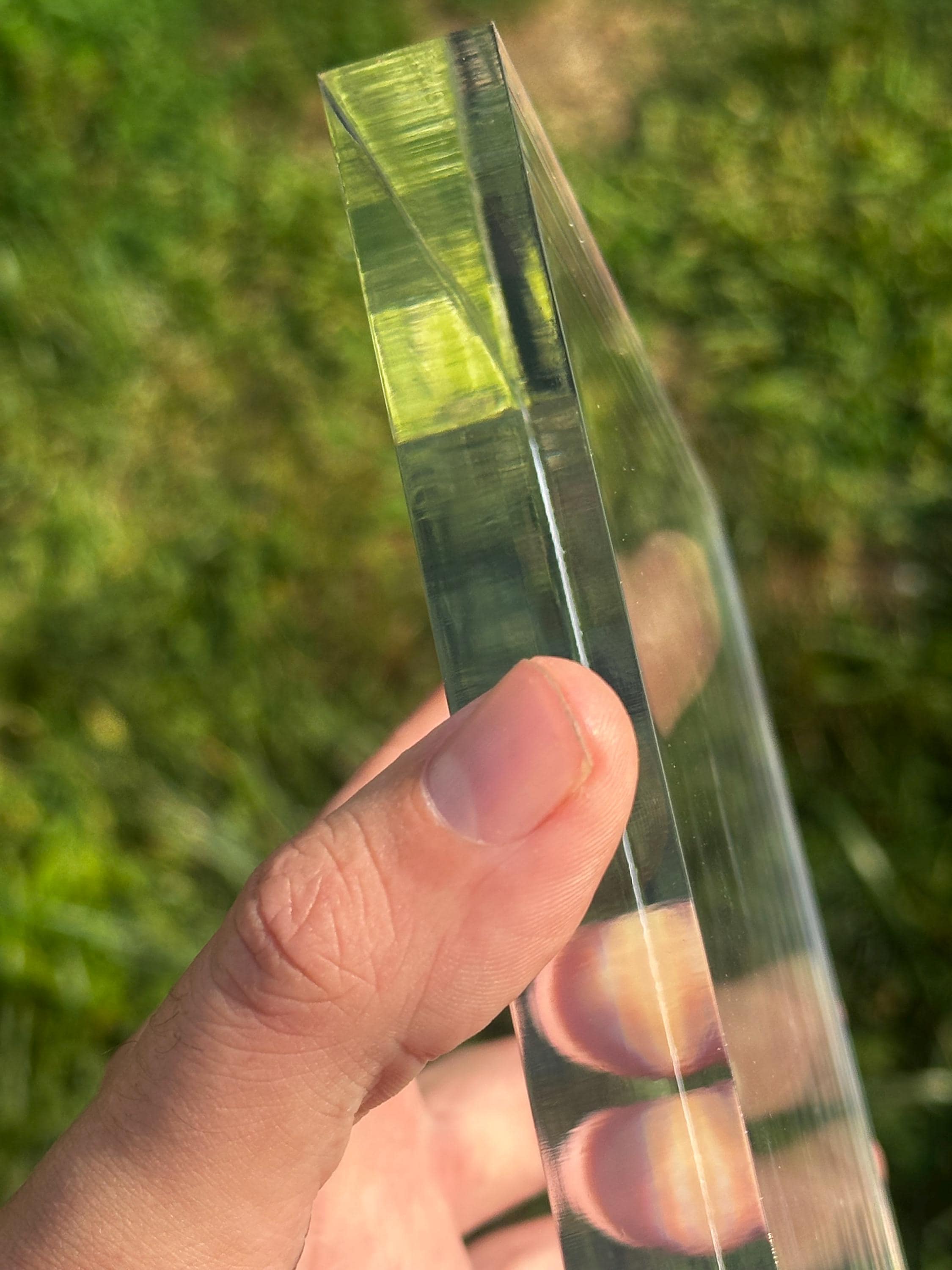 Clear Acrylic Square Sheet: 3/4" Thick - Any Size
