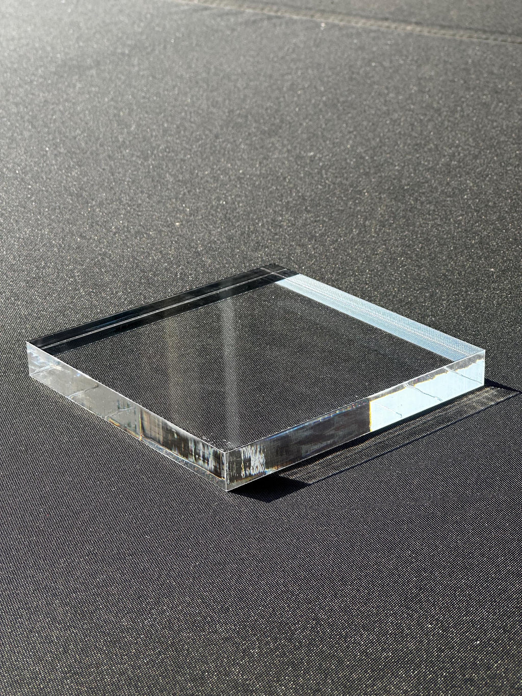 Clear Acrylic Square Sheet: 3/4" Thick - Any Size