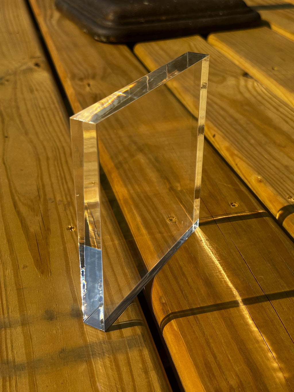 Clear Acrylic Square Sheet: 3/4" Thick - Any Size