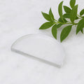 Acrylic Half Circle Semicircle Blanks - Custom Size Half Moon Plexiglass for Crafts, Jewelry, Cake & Displays - 1/8 to 1/2 inch Thick