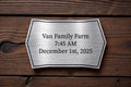 Custom Deer Antler Plaque - Engraved Deer name plate - European mount Trophy Tag