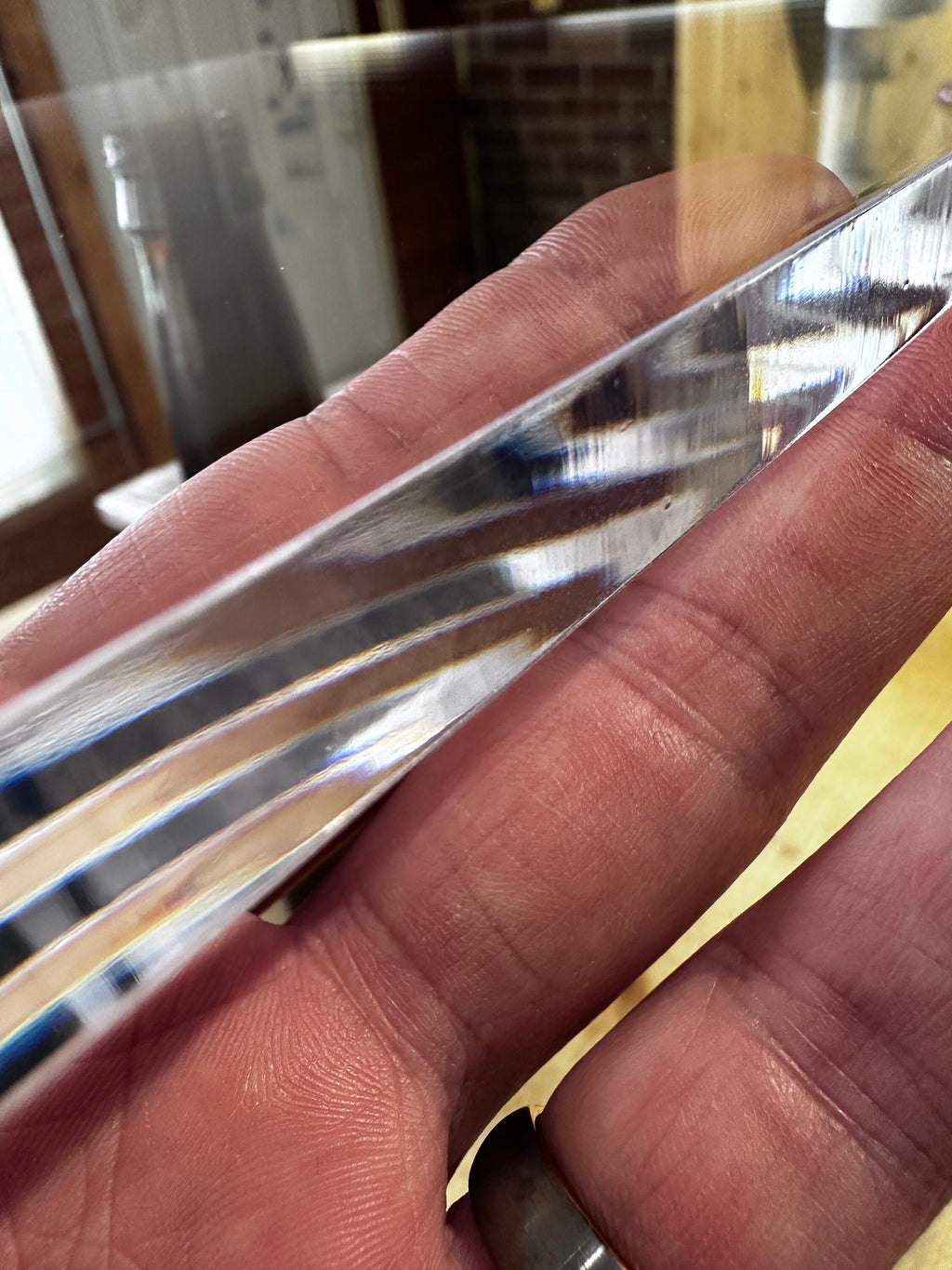 Custom Cut Clear Acrylic Square Block | 1/2" Thick Plexiglass Riser (Any Size)
