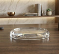 Museum-Grade Acrylic Display Base – 1/2" Thick, Flame Polished, Chamfered Edge Pedestal