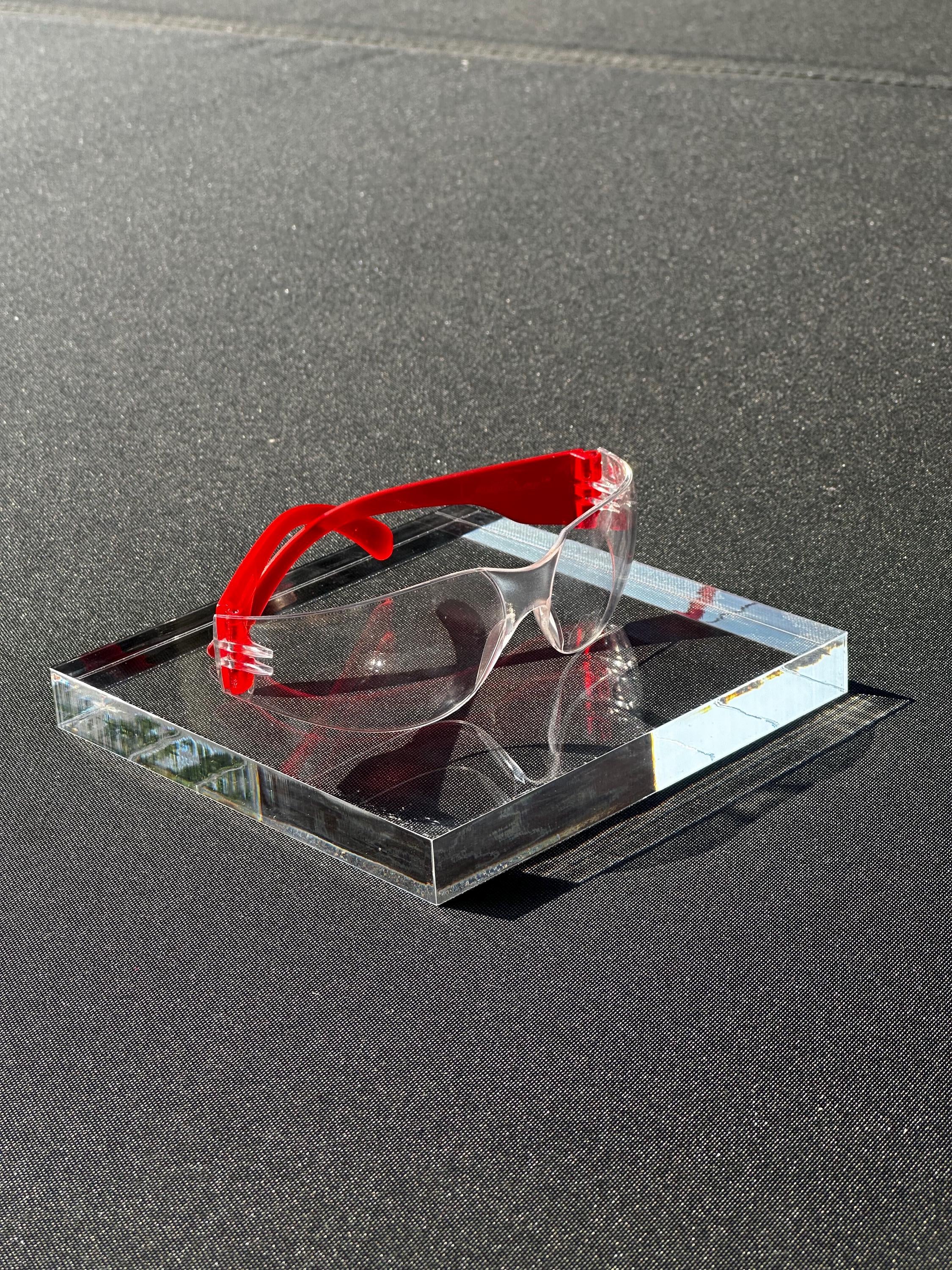Clear Acrylic Square Sheet: 3/4" Thick - Any Size