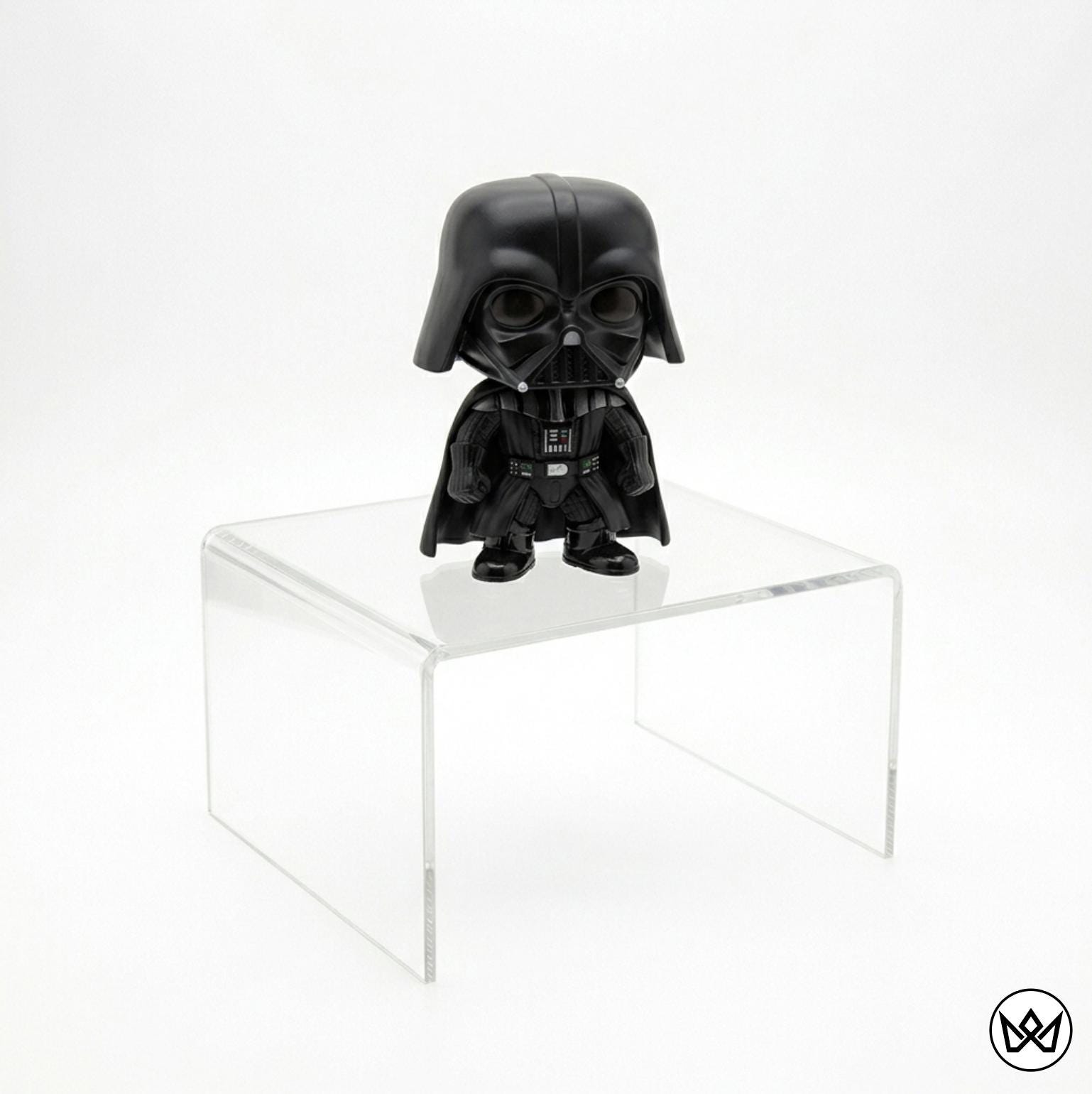 Clear Acrylic U-Shaped Display Riser | Multiple Sizes | Collectible Shelf for Figurines, Crystals