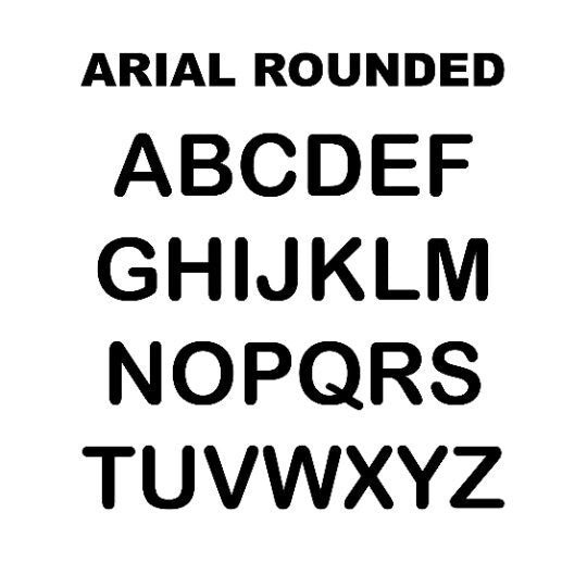 Custom white PVC letters, 1/2 inch thick, photo 6