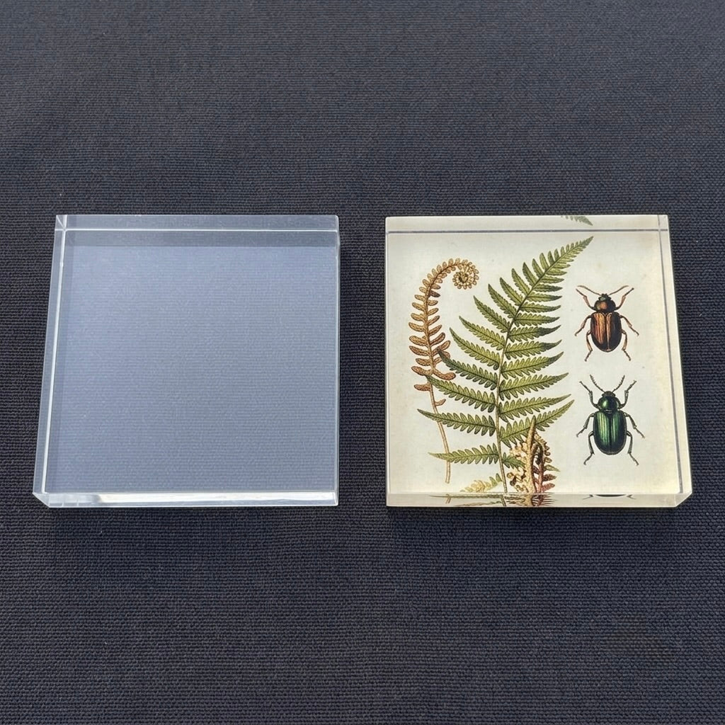 Clear Acrylic Square Blanks for UV Printing — 1/8" Cast Acrylic