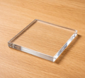 Custom cut 1/4 inch clear acrylic rectangles