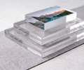 Cast acrylic photo blocks for UV printing, 1/2 inch thick, made by Prince Fabrication