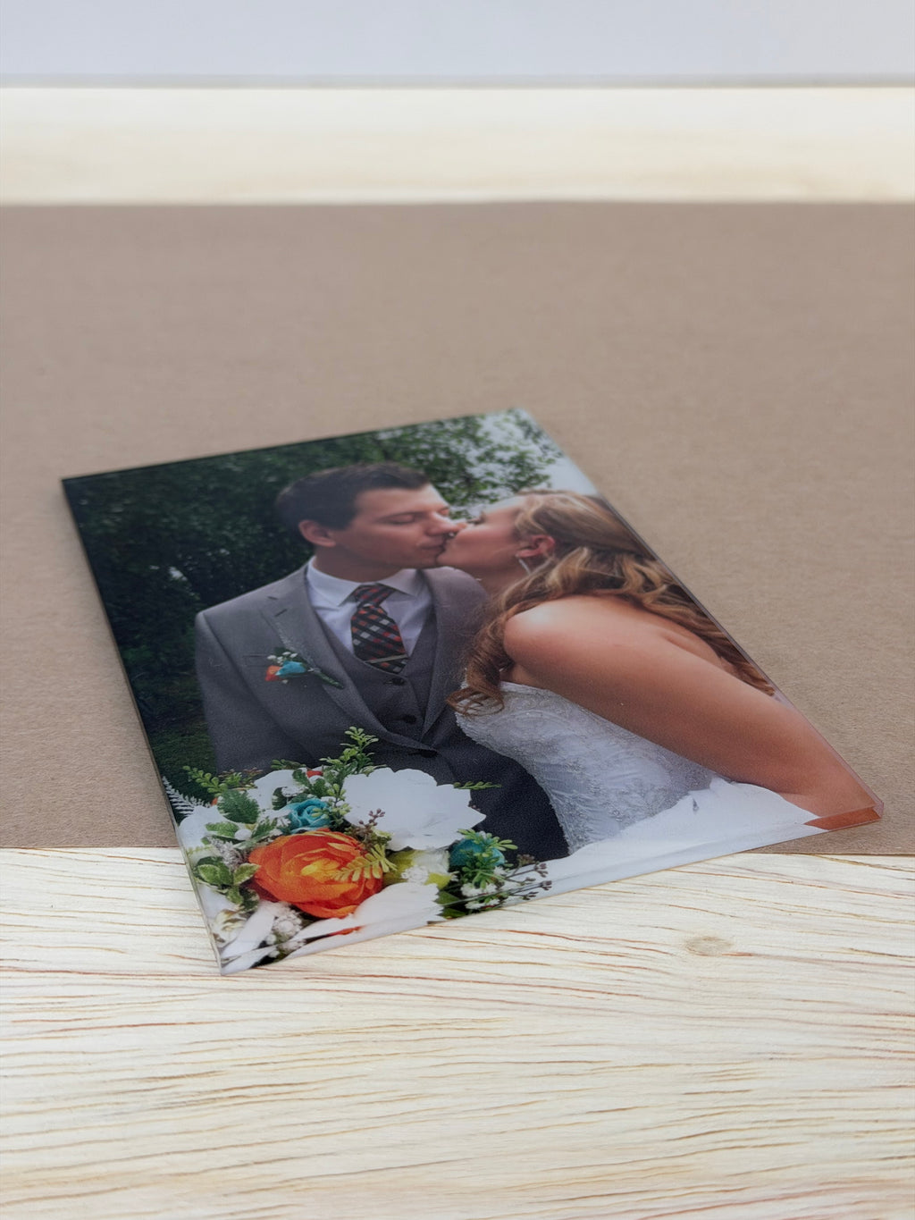 UV printed photo on a 4x6 clear acrylic piece