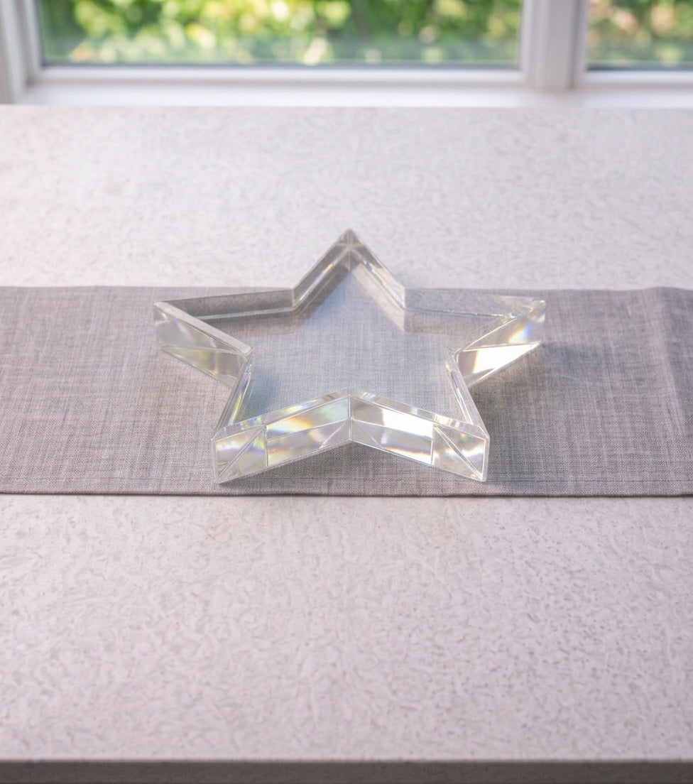 Clear Acrylic Star Blanks for UV Printing — 1/2" Cast Acrylic