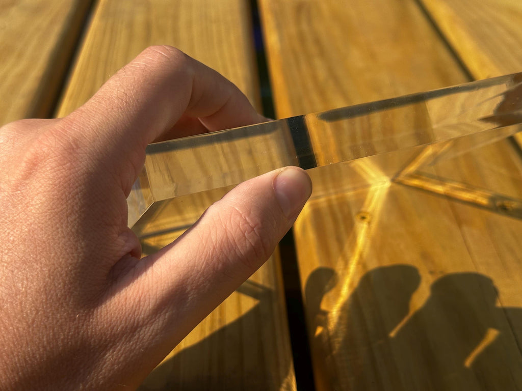 Clear Acrylic Square Sheet: 3/4" Thick - Any Size