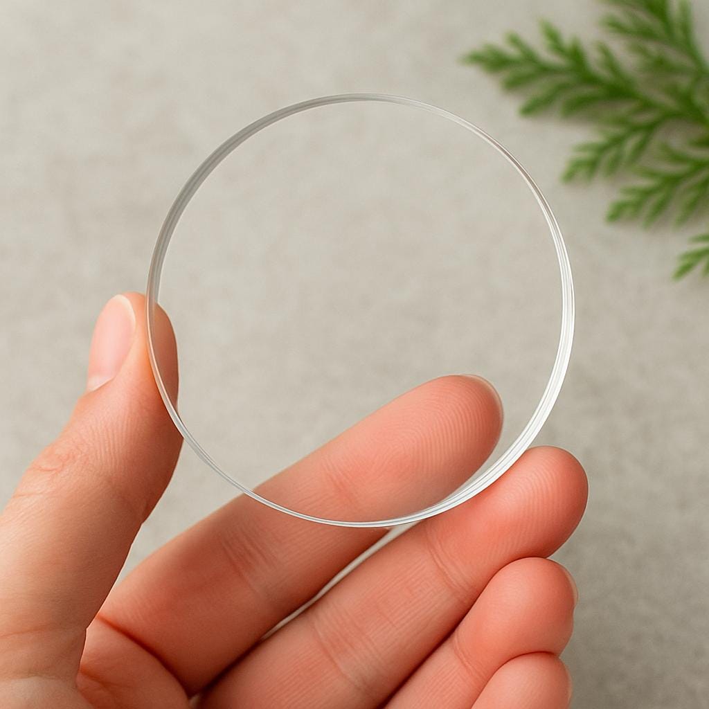 Clear Acrylic Circles 1/8″ Thick – 1″ to 11″ – Smooth Blanks for Crafts, Templates & Displays
