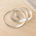 Any Size - 1/4 inch Thick Clear Acrylic Circles