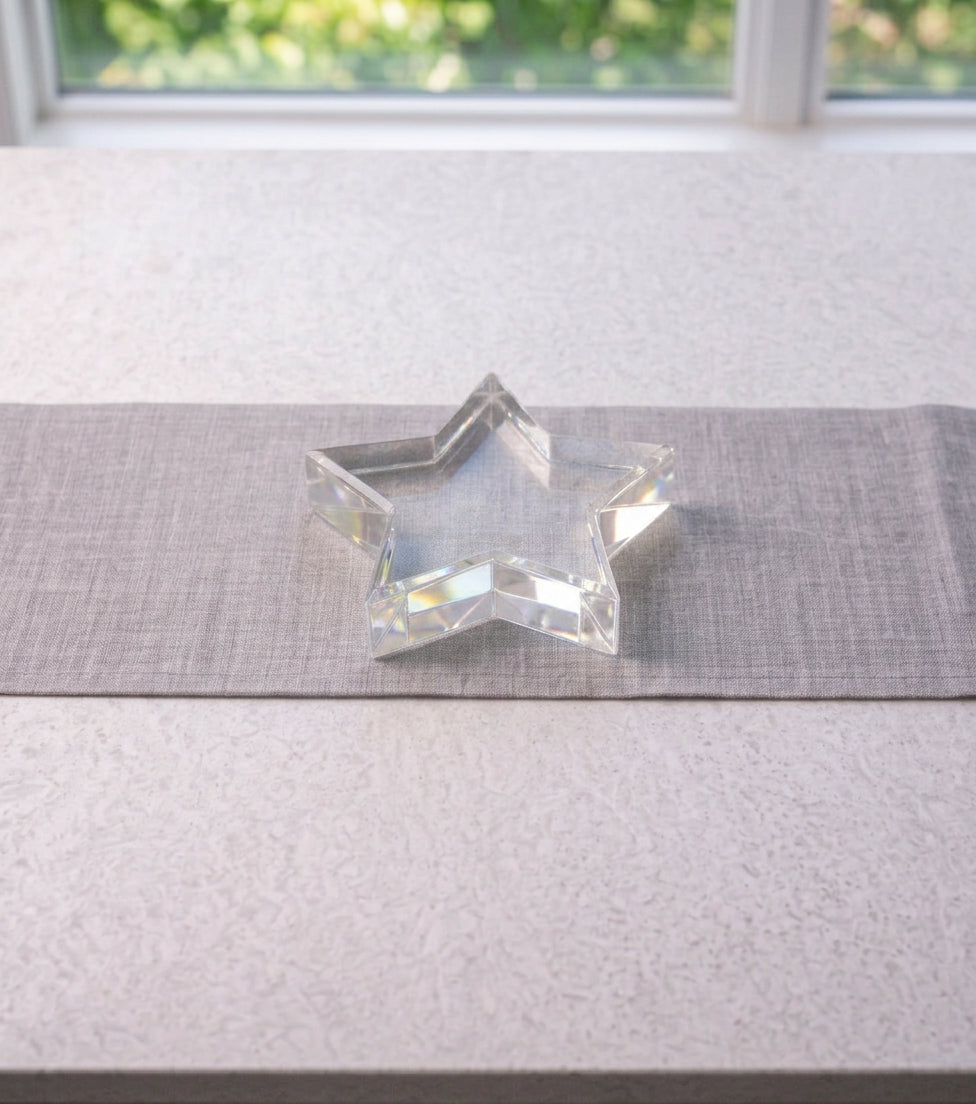 Clear Acrylic Star Blanks for UV Printing — 1/2" Cast Acrylic