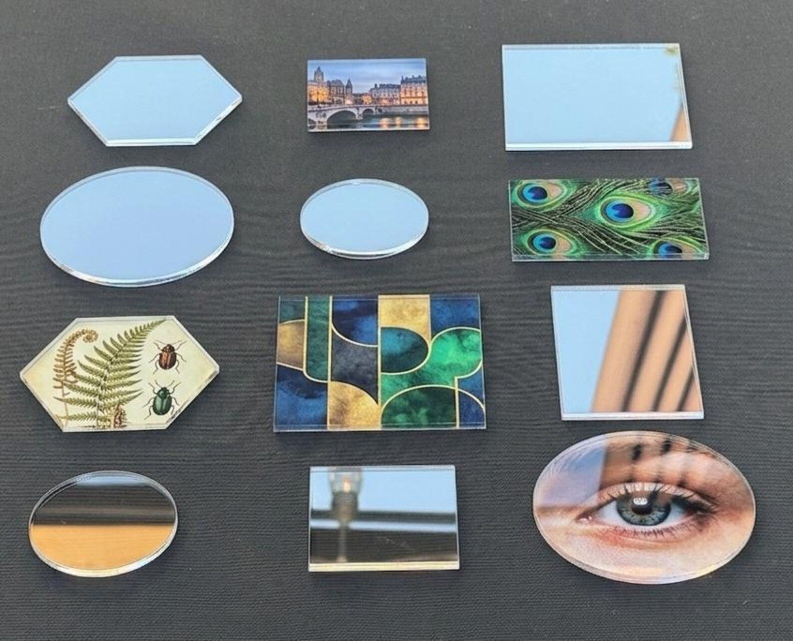 Clear Acrylic Rectangle Blanks for UV Printing — 1/8" Cast Acrylic